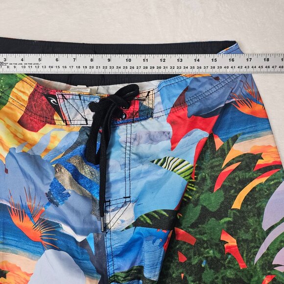 Ripcurl Mens Tropical Island Print Board shorts Size 34 - Picture 2 of 13